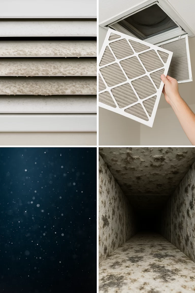 What are signs that my air ducts need cleaning?